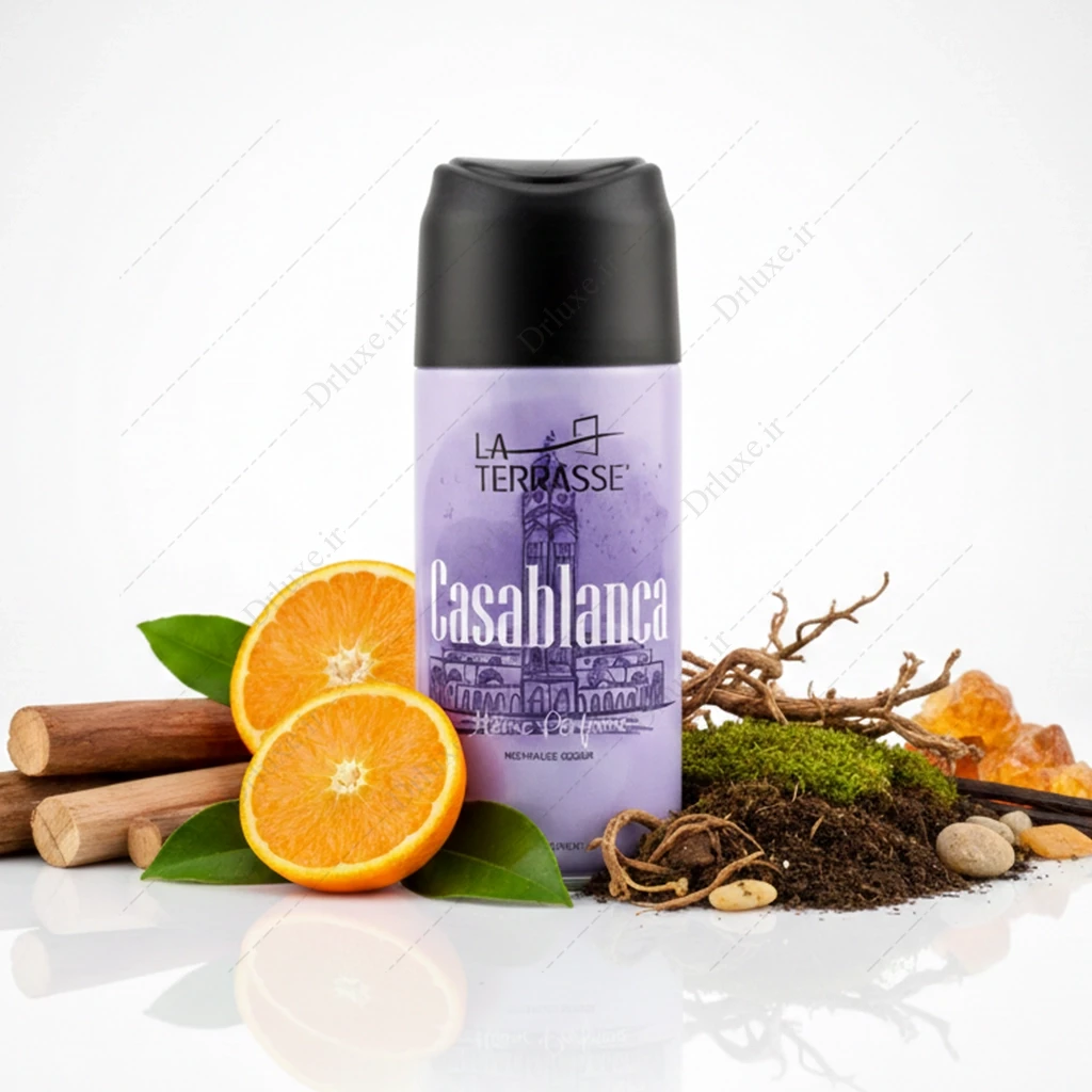 اسپری خوشبو کننده هوا کازابلانکا لاتراس 250 میلی‌لیتر